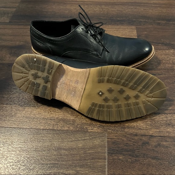 Ben Sherman black leather dress shoes men’s - Picture 5 of 5